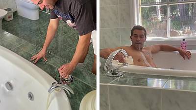 De la bière sort de tous les robinets de la maison