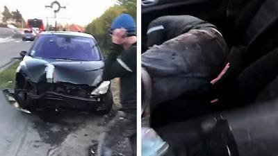 Il filme un automobiliste ivre et l'incite à reprendre le volant après un premier accident