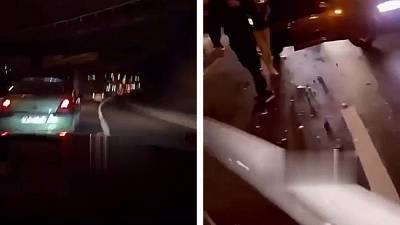 Il roulent n'importe comment sur le périphérique Parisien et se crachent