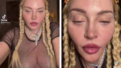 Madonna nous montre son nouveau visage méconnaissable