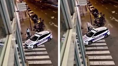 Un SDF se fait sauvagement gazer par des policiers