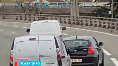 A86 : Comportement dangereux d'une BMW noire et poursuite filmée